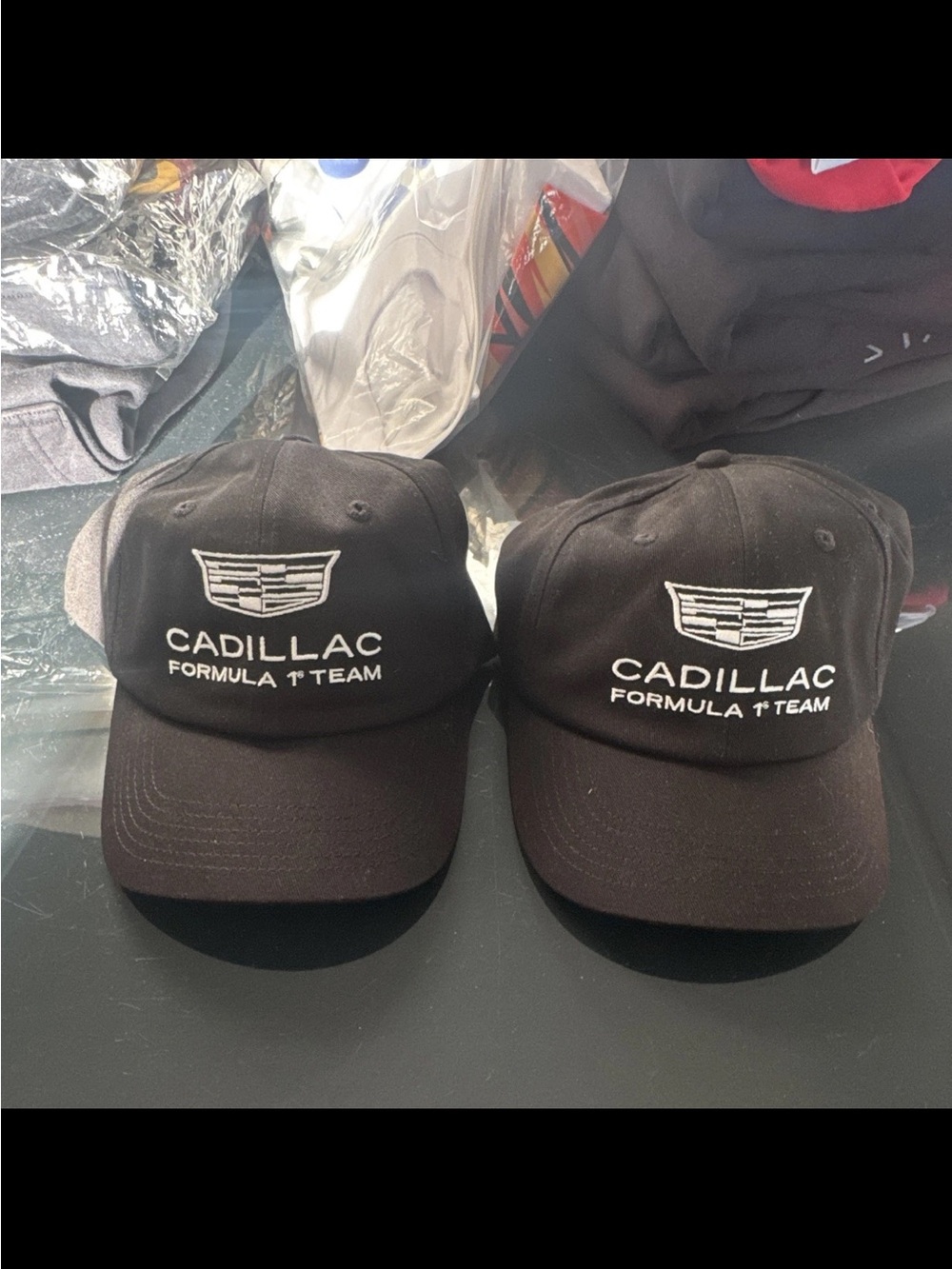 Cadillac Formula 1 Team Black Embroidered Baseball Cap